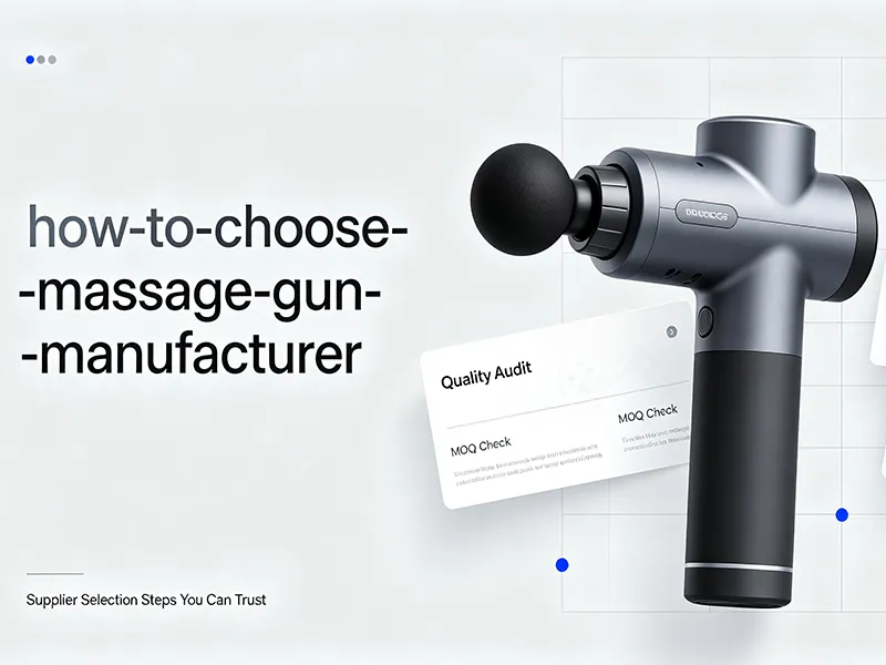how to choose a massage gun manufacturer